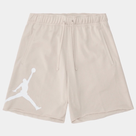 Nike Air Jordan Essentials French Terry Fleece Shorts XL beige - Picture 2 of 3